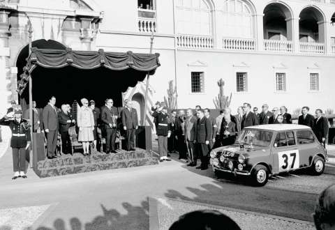 Paddy Hopkirk's Monte Carlo winning Morris Cooper S