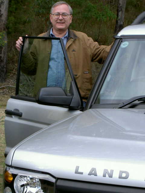 The Editor and the Land Rover Discovery HSE 
at Murrays Run NSW