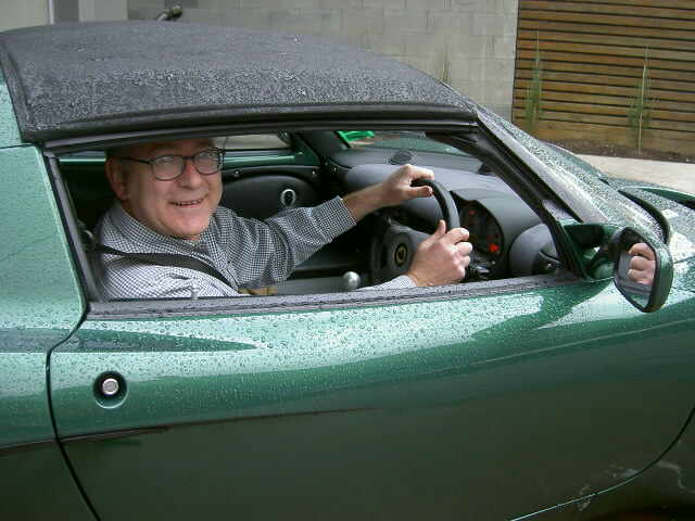 The Editor driving a 
Lotus Elise 111R 
at Richmond Victoria